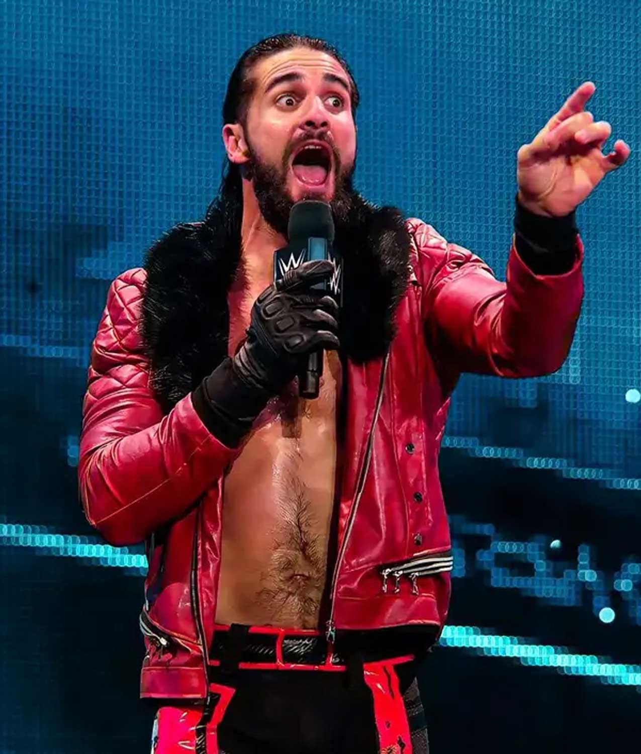 WWE Seth Rollins Quilted Jacket