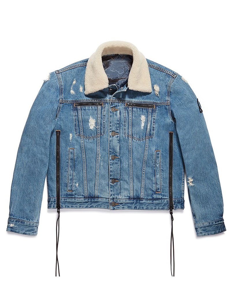 Michael B Jordan Naruto Denim Jacket