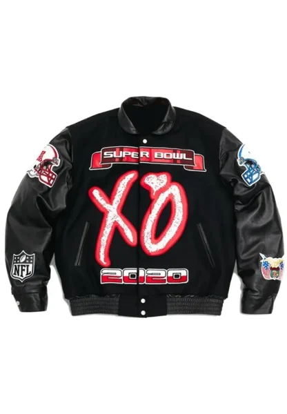 XO The Weeknd Super Bowl LV Varsity Wool Jacket