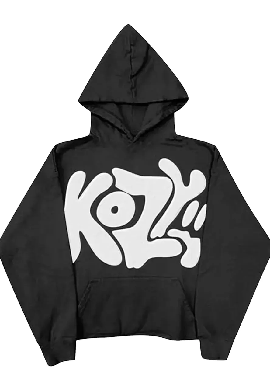 Y2K kozy Black hoodie