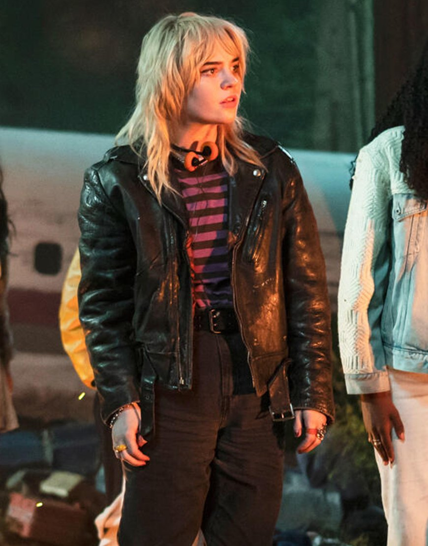 Yellowjackets Sophie Thatcher Leather Jacket