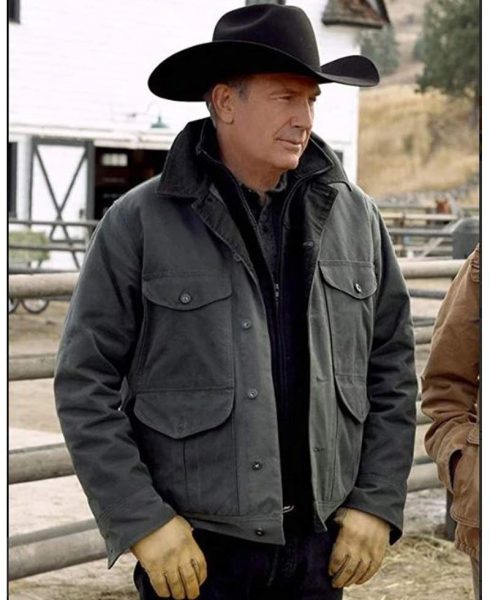 Yellowstone S02 Kevin Costner Grey Jacket