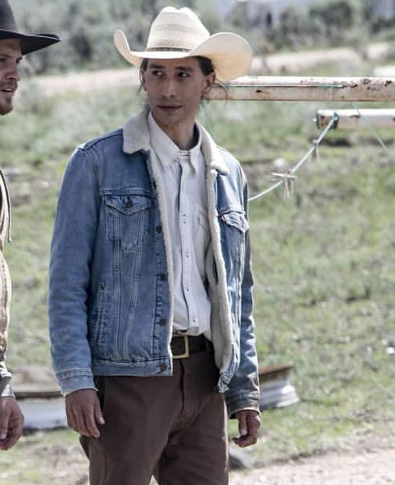 Yellowstone Tokala Black Elk Blue Jacket