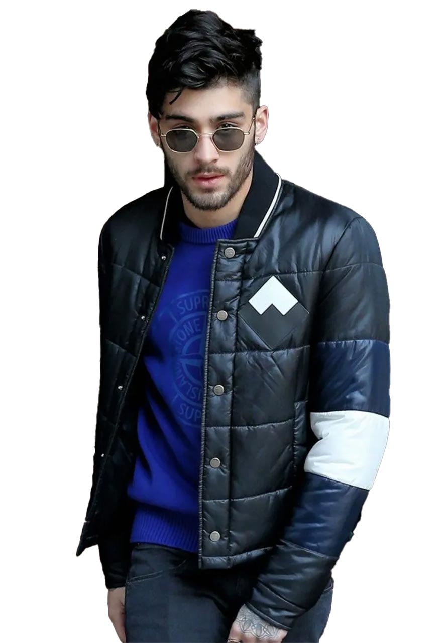 Zayn Malik Puffer Black Jacket