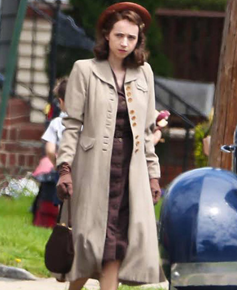 Zoe Kazan The Plot Against America Beige Coat