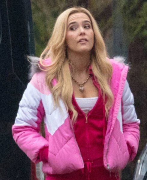 Zoey Deutch Zombieland Double Tap Pink Jacket